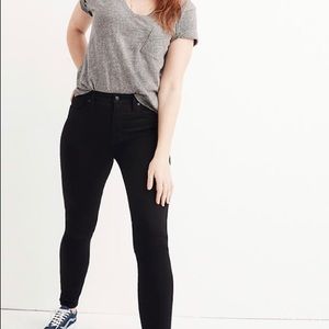 MADEWELL BLACK SKINNY JEANS!